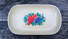Vintage schaal van Emsa met afbeelding van bloemen - 2 - Thumbnail