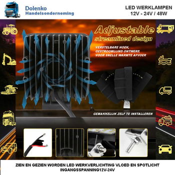 AANBIEDING: COMBO BEAM LED WERKLAMPEN - 4