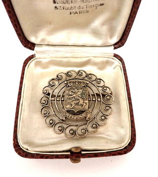 Antieke souvenir broche - 1