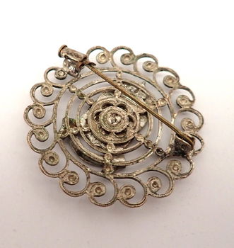 Antieke souvenir broche - 3