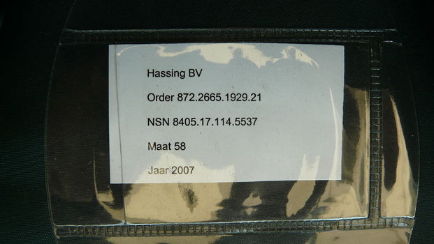 Pet, Uniform DT2000 (Dagelijks Tenue), Onderofficier, Koninklijke Landmacht, maat: 58, 2007.(Nr.1) - 6