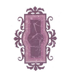 Sizzix - Framelits - Frame, Damask - 657599