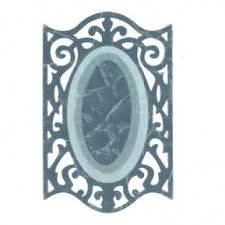 Sizzix - Framelits - Frame, Oval w/Ironwork Edges - 657557