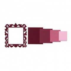Sizzix - Framelits - Frame, Square w/Ornate Edges - 657560 - 0