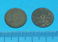 Nederland - 1 cent 1941 - zink - oxidatie