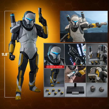 Hot Toys TMS130 Star Wars The Bad Batch Clone Commando Scorch Exclusive - 6