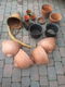Cachepots, planten- of bloempotten en zinken gieter ideaal om bloemschikken of andere (lek vrij) - 2 - Thumbnail