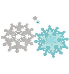 Sizzix - Framelits - Snowflakes - 657909