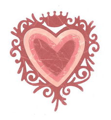 Sizzix - Framelits - Frame, Heart w/Crown