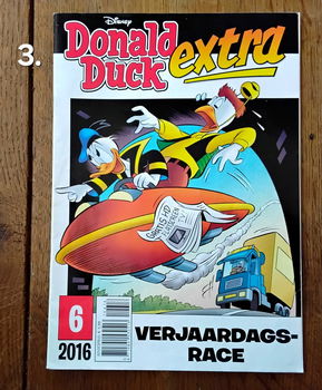 4x Donald Duck Extra - Walt Disney - 4