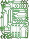 Sizzix - Thinlits - Card Front, Arrows - 660105 - 0 - Thumbnail
