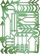 Sizzix - Thinlits - Card Front, Arrows - 660105