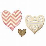 Sizzix - Thinlits - Medallion, Layering Heart - 658915