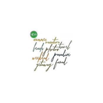 Sizzix - Thinlits - Handwritten Vacation - 661286 - 0