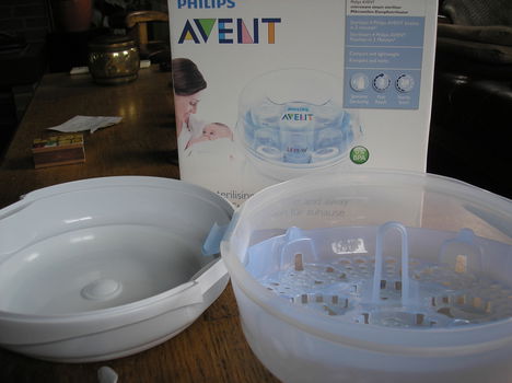 Baby cook beaba + philips avent magnetronstoomsterilisator - 0