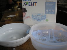 Baby cook beaba + philips avent magnetronstoomsterilisator