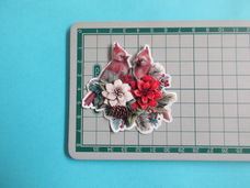 ky415 KERST Yvonne / vogels / bloemen