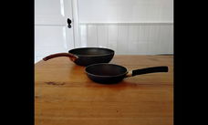 Tefal hotspot koekenpan en Flink wokpan met steel