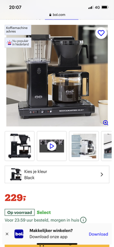 Koffiezetapparaat Dauwe Egberts