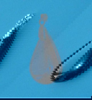 Druppel hanger, Hematiet - 0