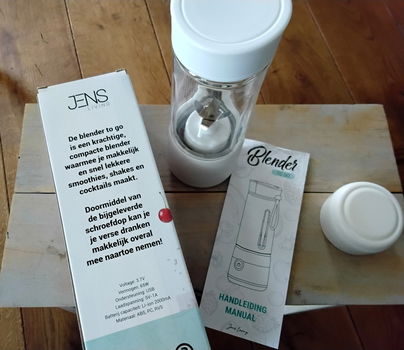 Jens Living - Blender to go (nieuw) - smoothies, shakes, cocktails - 400 ml - 3