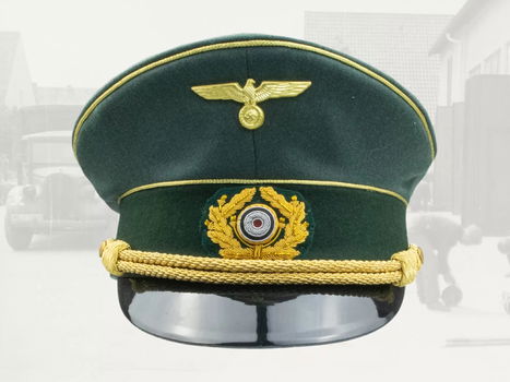 Pet,Kepi,Duitsland,WWII,Wehrmacht,Generaal - 1