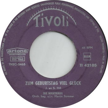 Die Nightbirds – Zum Geburtstag Viel Gluck (1961) - 0