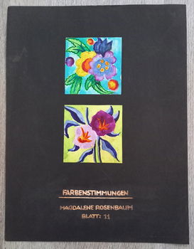 19 bladen met tekeningen door Magdalene Rosenbaum - 3