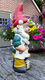 Vintage keramieken tuinkabouter met aambeeld en hamer - smit - smederij - 5 - Thumbnail