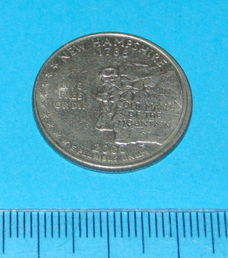 Verenigde Staten - 25 cent 2000D - New Hampshire