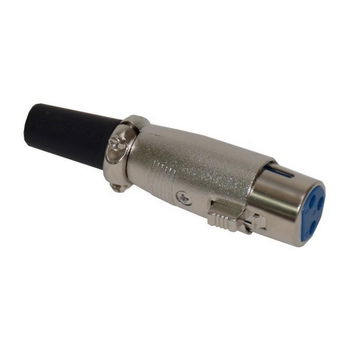 XLR kabel connector 3-polig female - 0