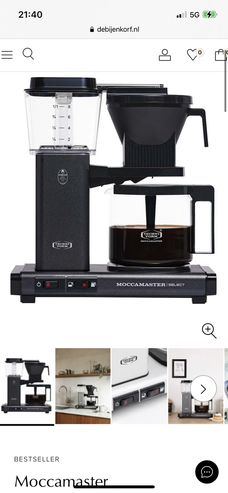 Dauwe Egberts mocca/koffiezetapparaat