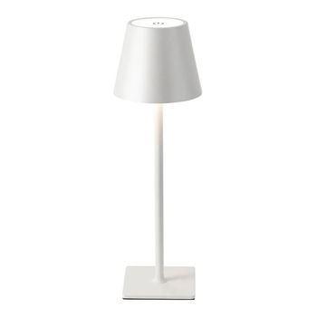 Oplaadbare tafellamp LED met touch dim goud-zwart-wit - 1