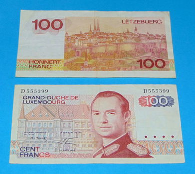 Luxemburg - 100 frank 1980 - 0