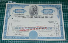 Aandeel Crowell-Collier Publishing Co., 1965