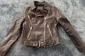 Leren biker jasjes met ritsen maat S - 2 - Thumbnail