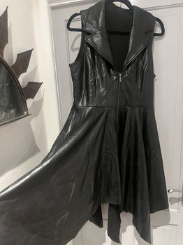 Leren jurkjes maat S - 0