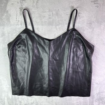 Leren topjes maat S - 7