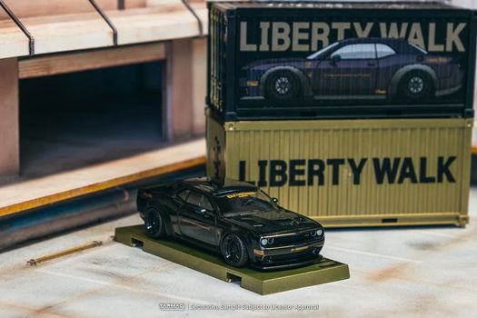 Dodge Challenger SRT Hellcat Black Metallic 1:64 Tarmac 101 - 2