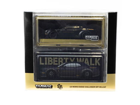 Dodge Challenger SRT Hellcat Black Metallic 1:64 Tarmac 101 - 3
