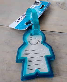 Kofferlabel - reizen - vakantie - kamp - vakantiekamp - nieuw - 0