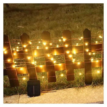 Solar 50 LED lampjes met buigbaar LED snoer - 1