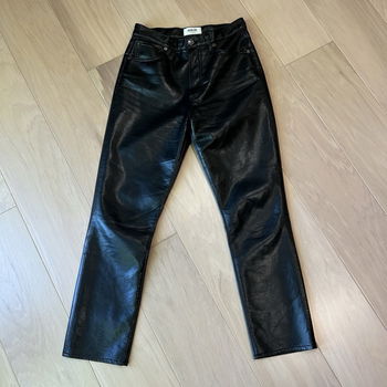 Leren leggings maat S - 4