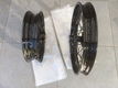 Harley velgen voor Twincam, 19mm of 25mm wielas, zwart poederlak in nieuwe staat, - 2 - Thumbnail