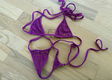 Paarse string bikini maat S - 0 - Thumbnail
