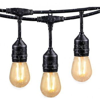 Led lichtsnoer 15 filament lampen 2700K - 3