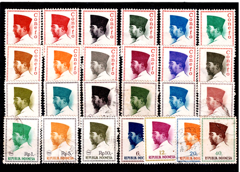 1021 Indonesie soekarno hoofden - 0