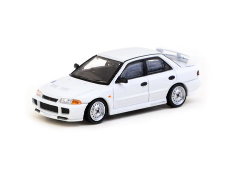 Tarmac Works 1/64 Mitsubishi Lancer RS Evolution III White 1:64 Tarmac 109 - 0