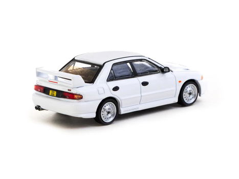Tarmac Works 1/64 Mitsubishi Lancer RS Evolution III White 1:64 Tarmac 109 - 1