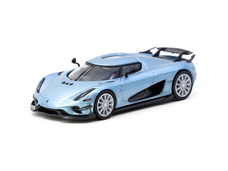 Tarmac Works 1/64 Koenigsegg Regera Light Blue Metallic GEEN CHASE 1:64 Tarmac 111